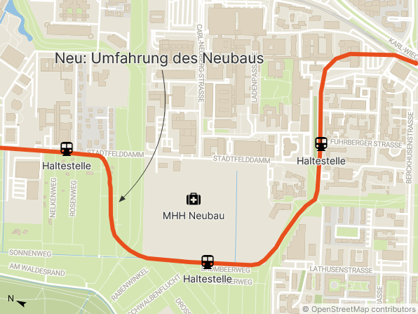 Kompromiss für die MHH-Stadtbahn